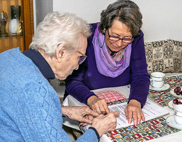 Hilfe für ältere Menschen